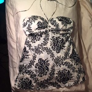 Charlotte Russe silk halter top